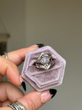 Lilac Amethyst Double Wishbone Ring MTO