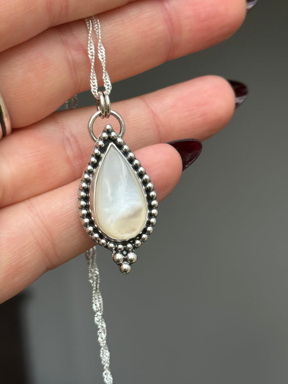 Mother of Pearl Ayva Pendant MTO