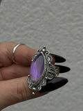 Statement Amethyst x MOP Ring