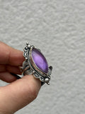 Statement Amethyst x MOP Ring