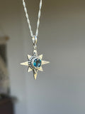 London Blue Topaz Star Pendant