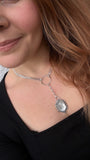 White Phantom Quartz Large Rena Chunky Chain Necklace