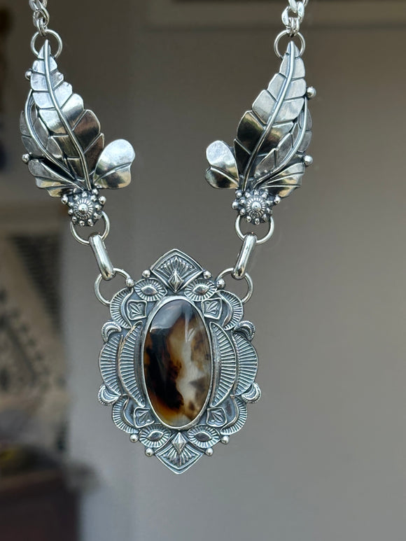 Montana Agate Heirloom Necklace