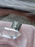 Heavy Stamped Scalloped Ring MTO