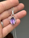 Molten Claw Amethyst Pendant