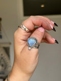 Moonstone Shell Mer~Ring MTO