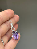 Molten Claw Amethyst Pendant