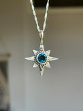 London Blue Topaz Star Pendant