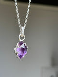 Molten Claw Amethyst Pendant