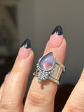 Purple Agate Lilac Dreams Ring Size L~L1/2