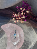 Mini Leafy Moonstone Pendant MTO