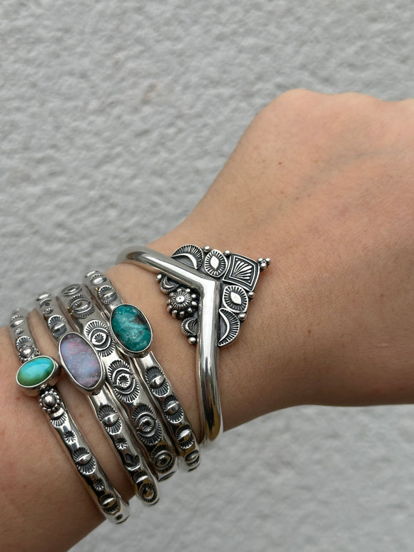 Stamped Stacking Cuff Bracelets