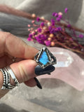 Labradorite Kite Molten Claw Ring MTO