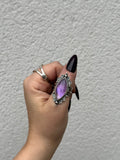 Statement Amethyst x MOP Ring