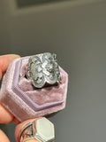 Heavy Stamped Scalloped Concho Ring MTO