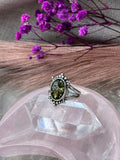 Green Baltic Amber Ring MTO